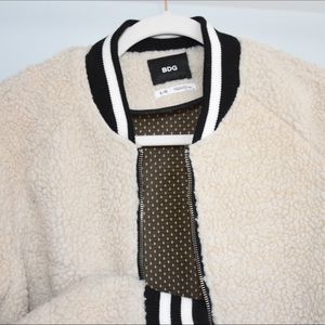 BDG Shearling Bomber Jacket